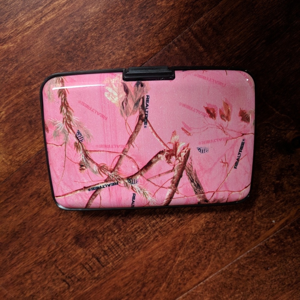 New Pink Credit Card Case